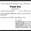 Bonfert Friedl 1909-1983 Todesanzeige